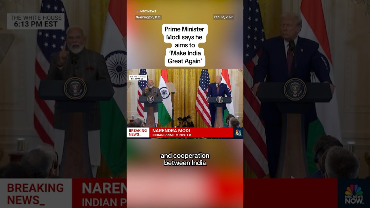 PM Modi says he aims to ‘Make India Great Again’
