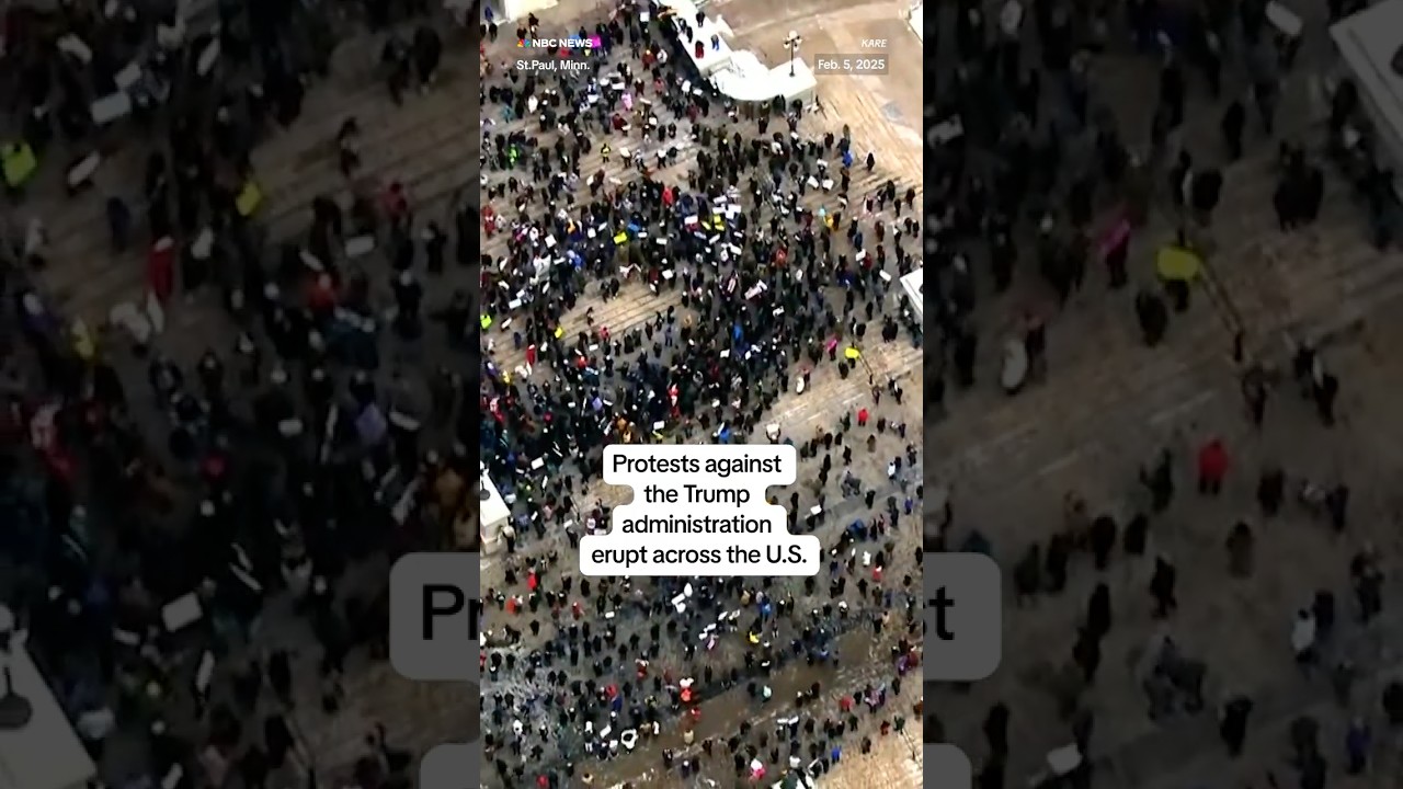 Protests against the Trump administration erupt across the U.S.