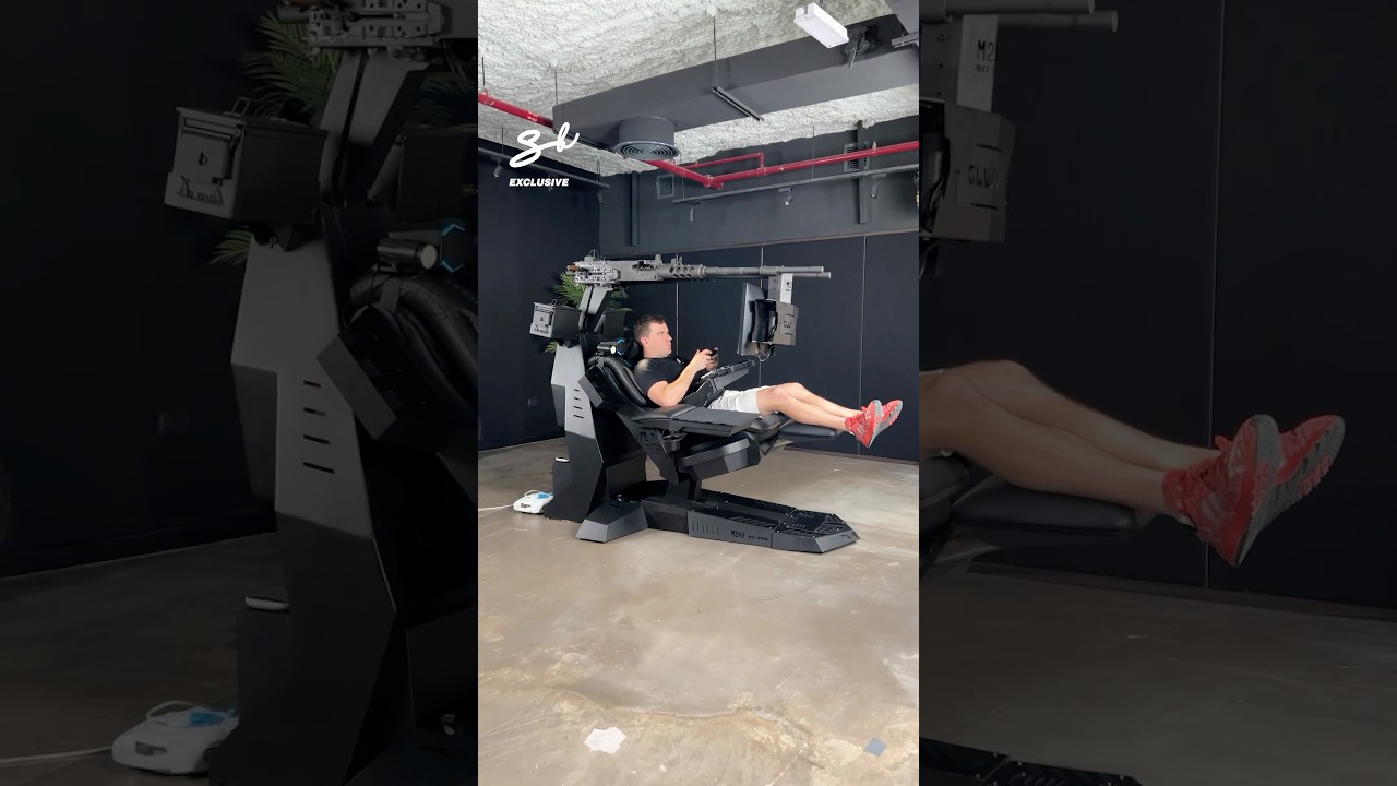 Ready for battle… in the video game universe 🤯 #gaming #tech #tank