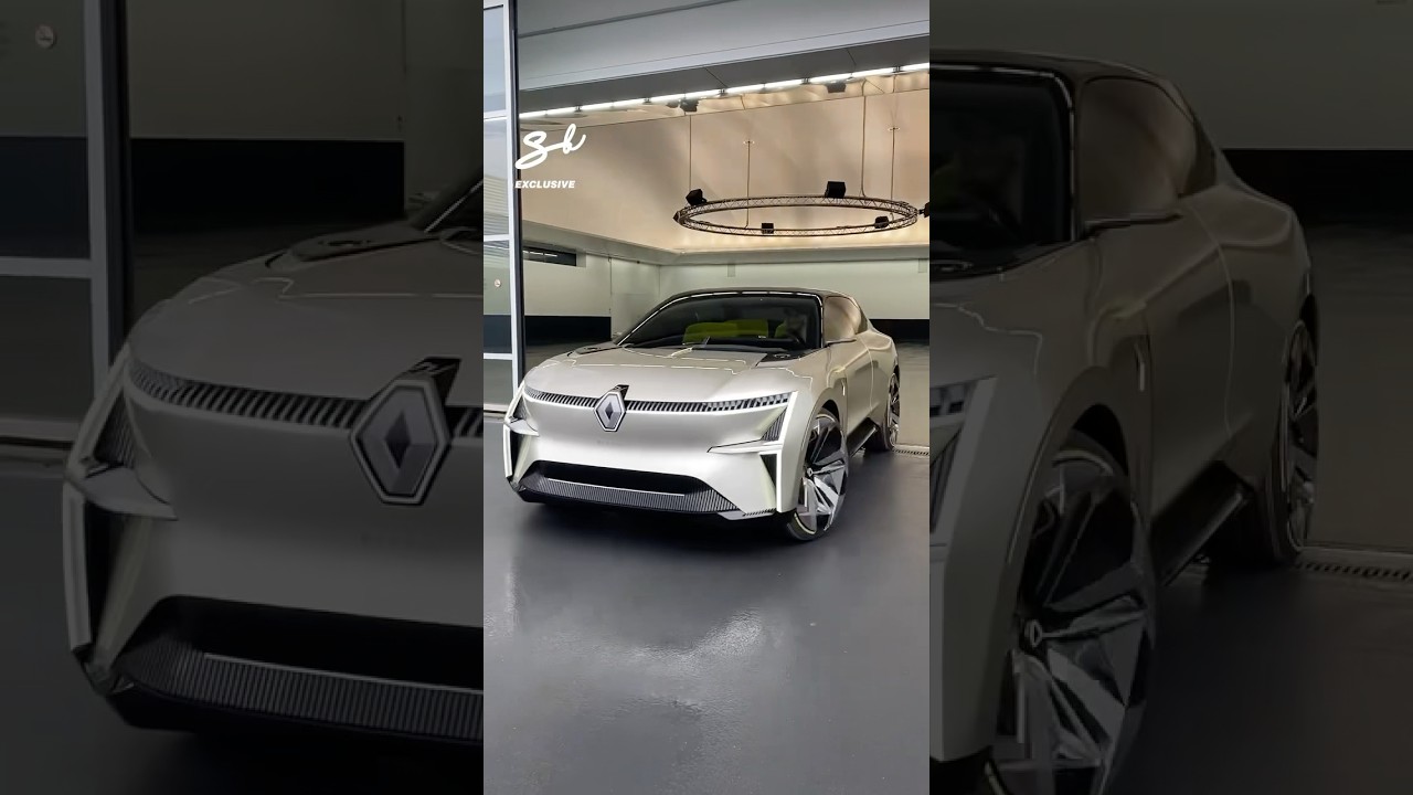Renault’s extending car of the future…🤯 #renault #supercars #future