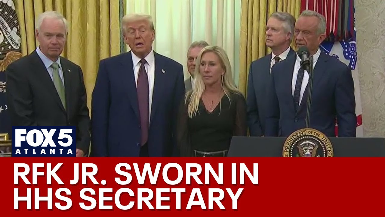RFK Jr. sworn in as HHS secretary by Trump | FOX 5 News
