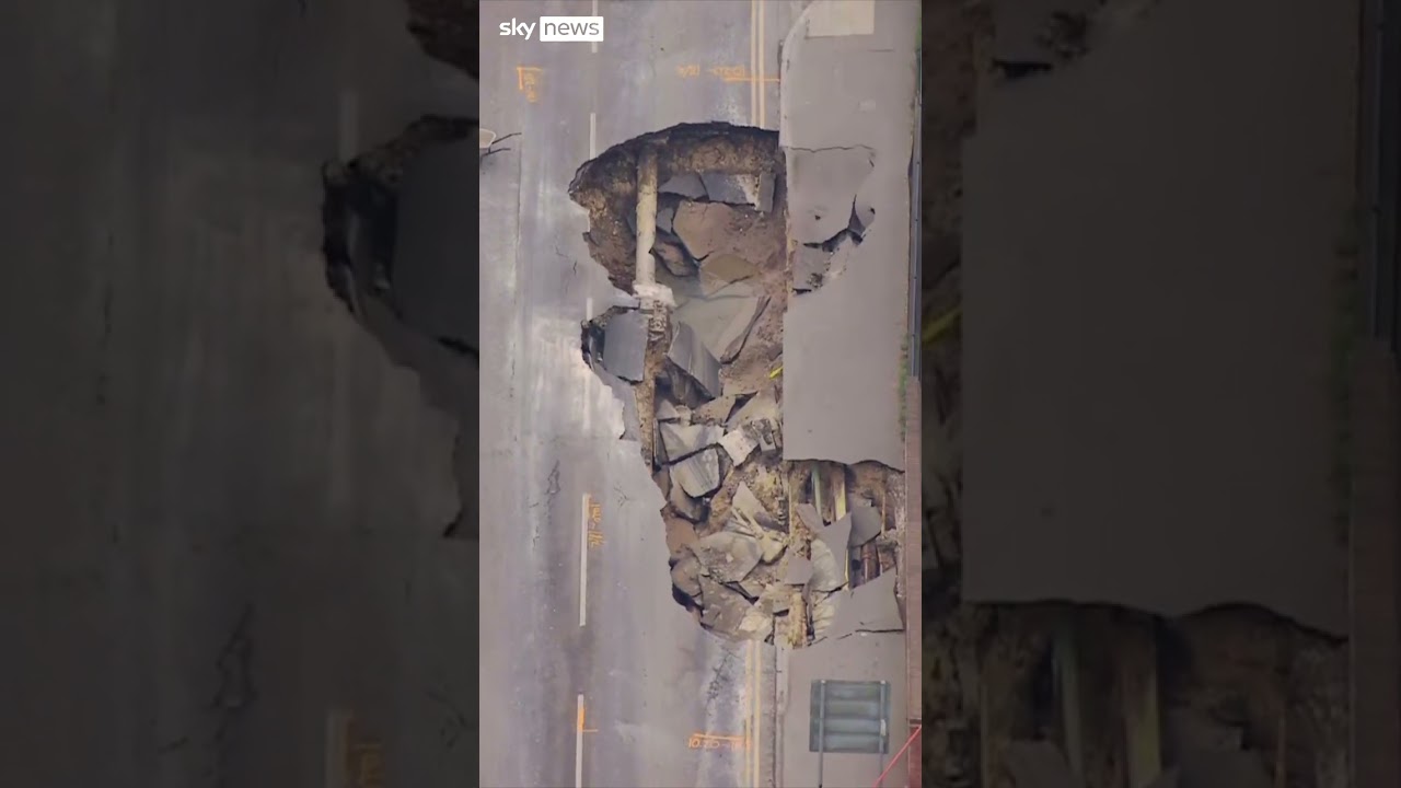 Second large sinkhole appears in Surrey