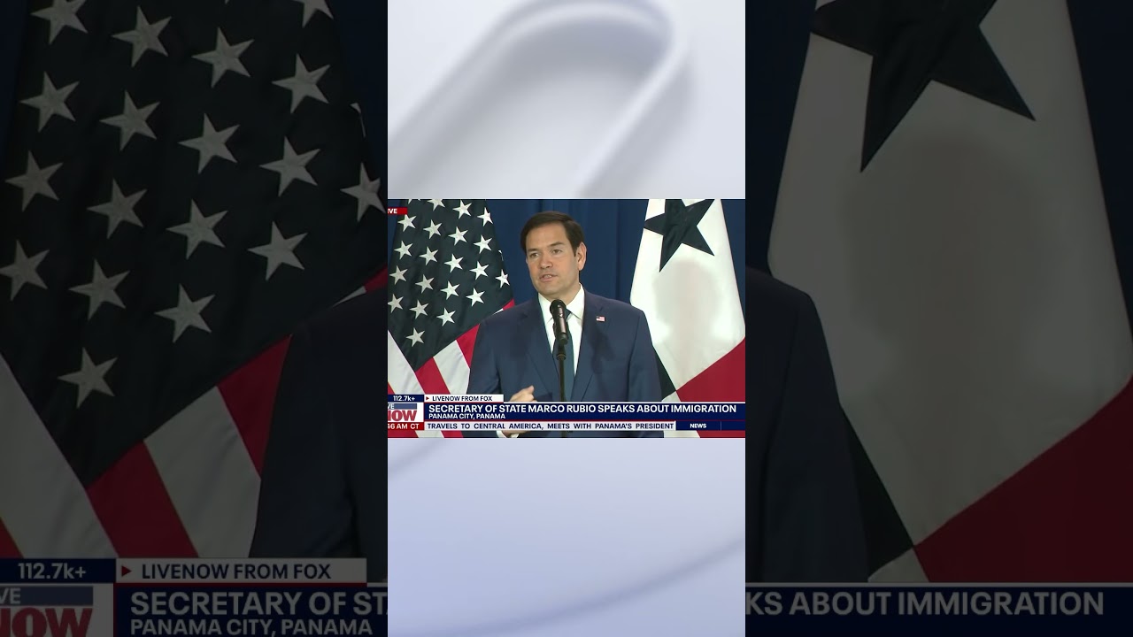 Secretary Rubio spoke about the border crisis in Panama.