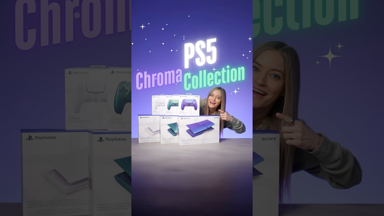 Sony PS5 Chroma faceplates and controllers