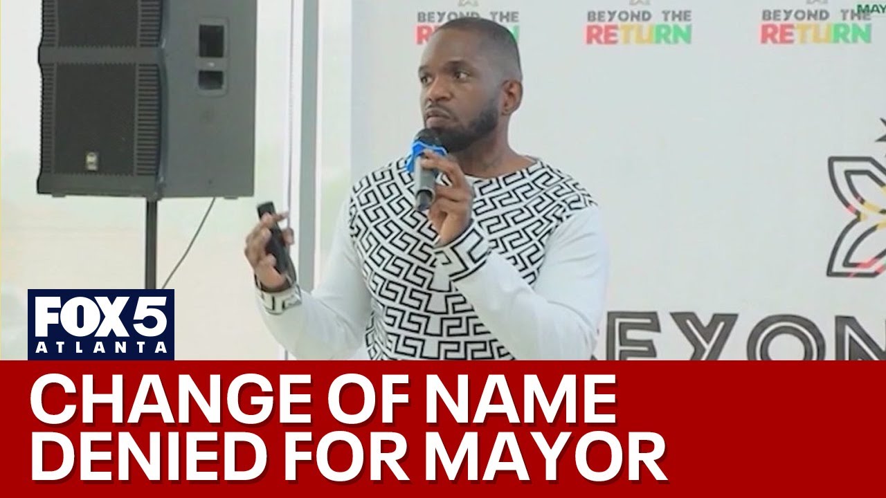 South Fulton Mayor Khalid Kamau denied name change | FOX 5 News