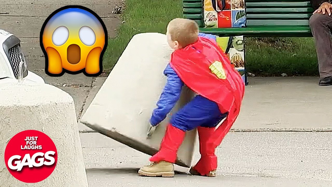 Strongest 10 Year Old Boy | Just For Laughs Gags