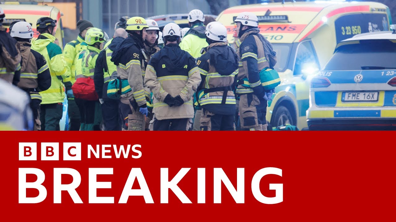 Swedish police say ‘around 10’ people killed in school campus shooting | BBC News