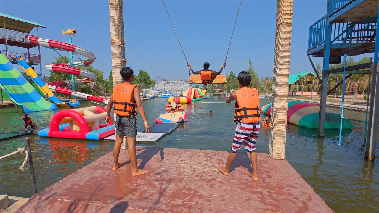 Swing at Khlong Khon Water Park 🇹🇭
