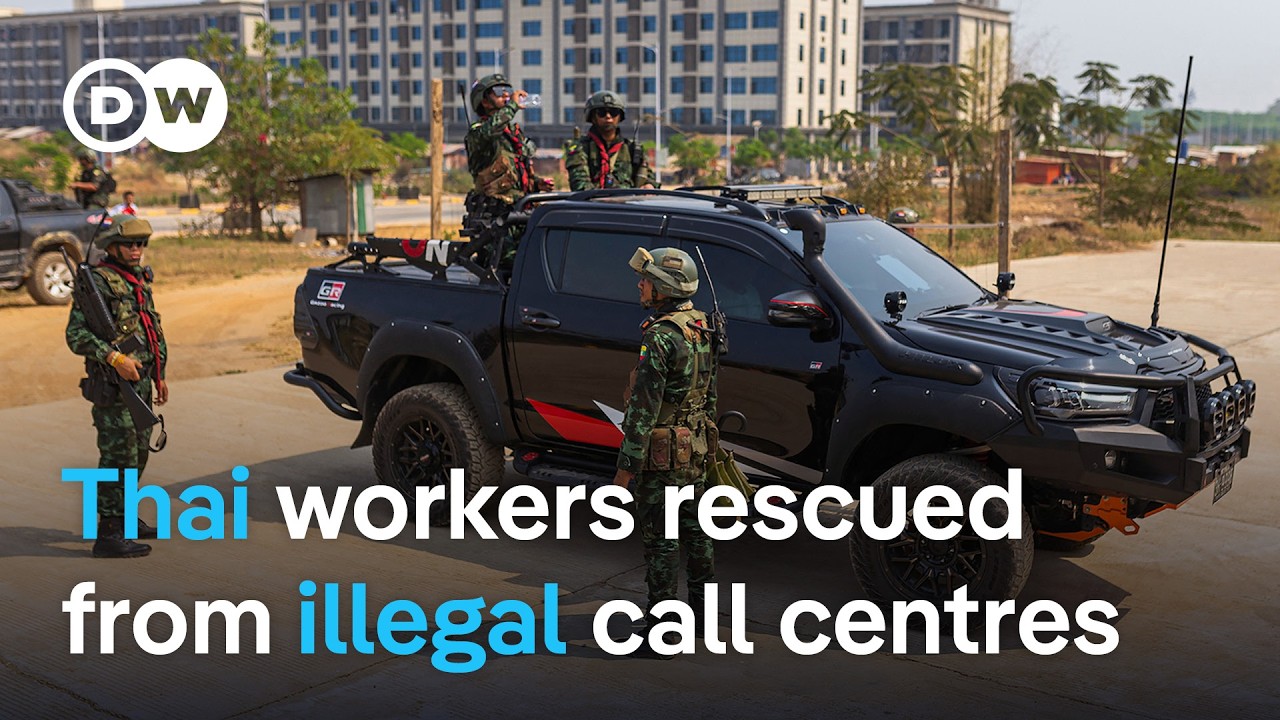 Thailand cracks down on cyber-scam networks run from labor camps | DW News