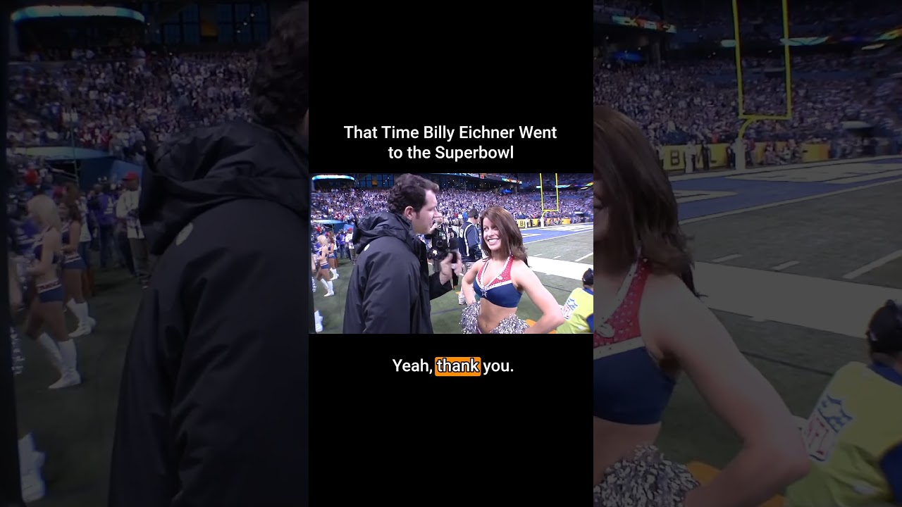 That time Billy Eichner went to the Super Bowl. #conanontbs #conanobrien #billyeichner