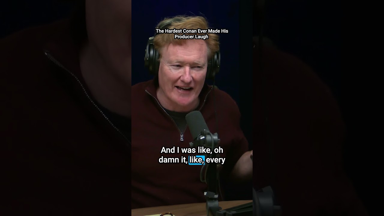 The hardest Conan ever made his producer laugh. #conan #conaf #podcast
