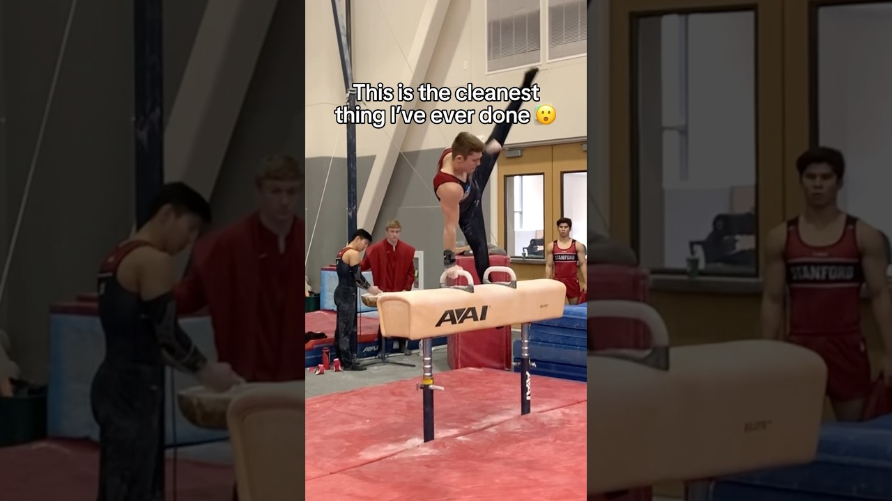 The judge’s reaction at the end 😳 #gymnastics #gymnast #olympics #sports #olympic #win #sport #team