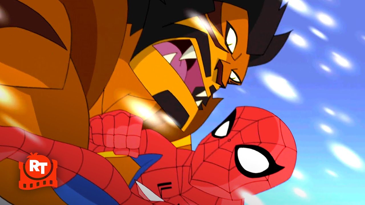 The Spectacular Spider-Man – Spider-Man vs. Kraven the Hunter (S2E2) | Movieclips