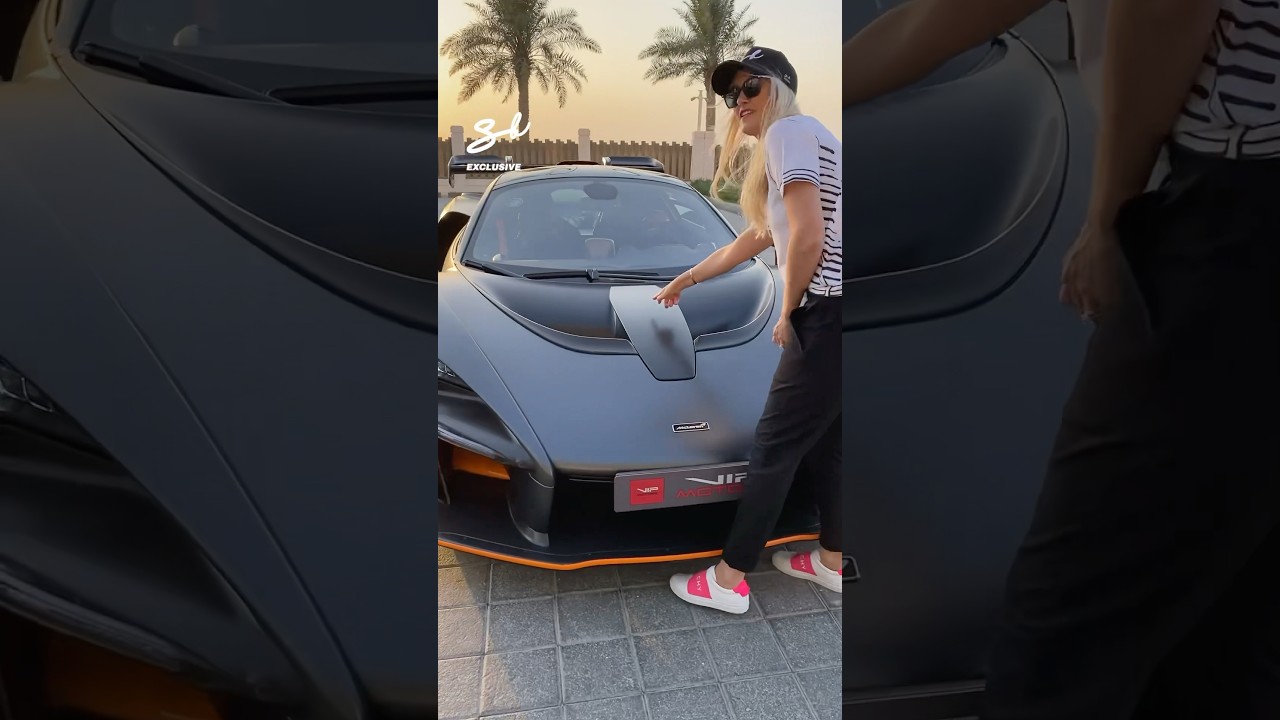 The supercar with a secret compartment and see-through doors 👀 #supercars #mclaren #cars