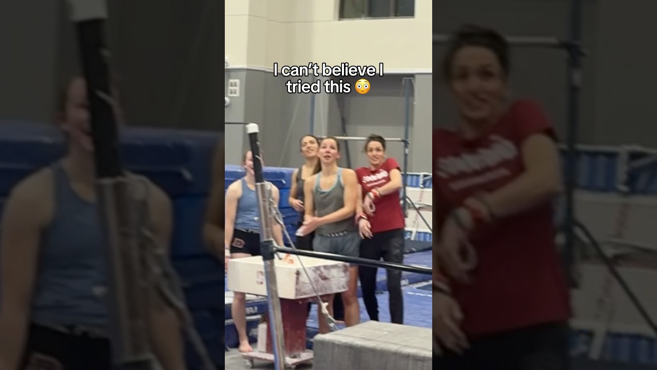 This was SO HARD 😅 #olympics #gymnastics #gymnast #sports #fails #olympics #olympic #calisthenics