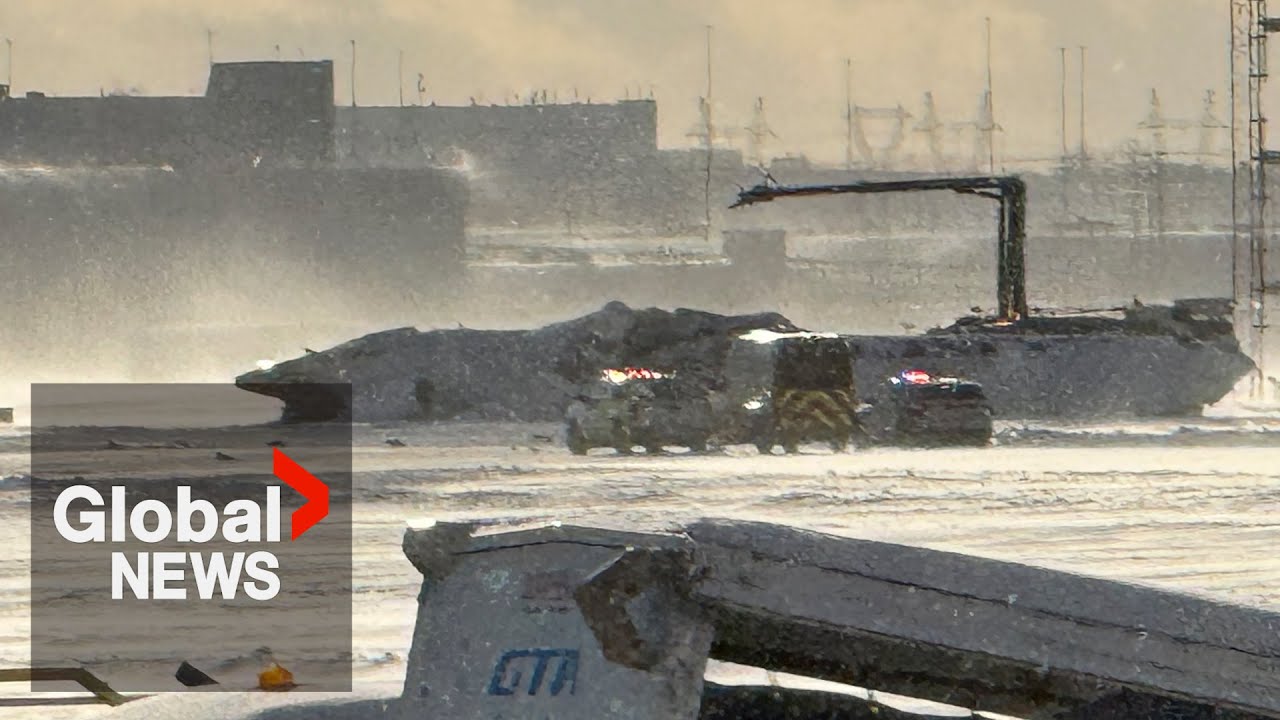 Toronto Pearson Airport crash: 17 injured, no fatalities after Delta flight overturns on runway