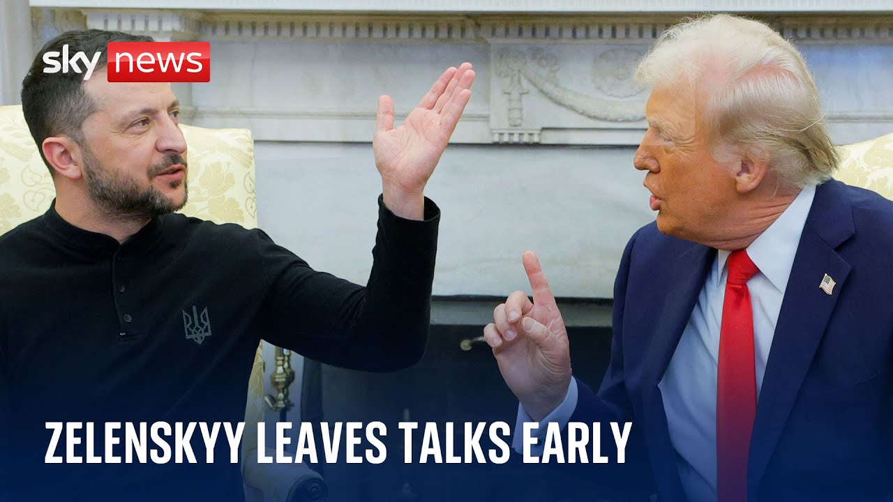Trump accuses Zelenskyy after shocking Oval Office bust-up
