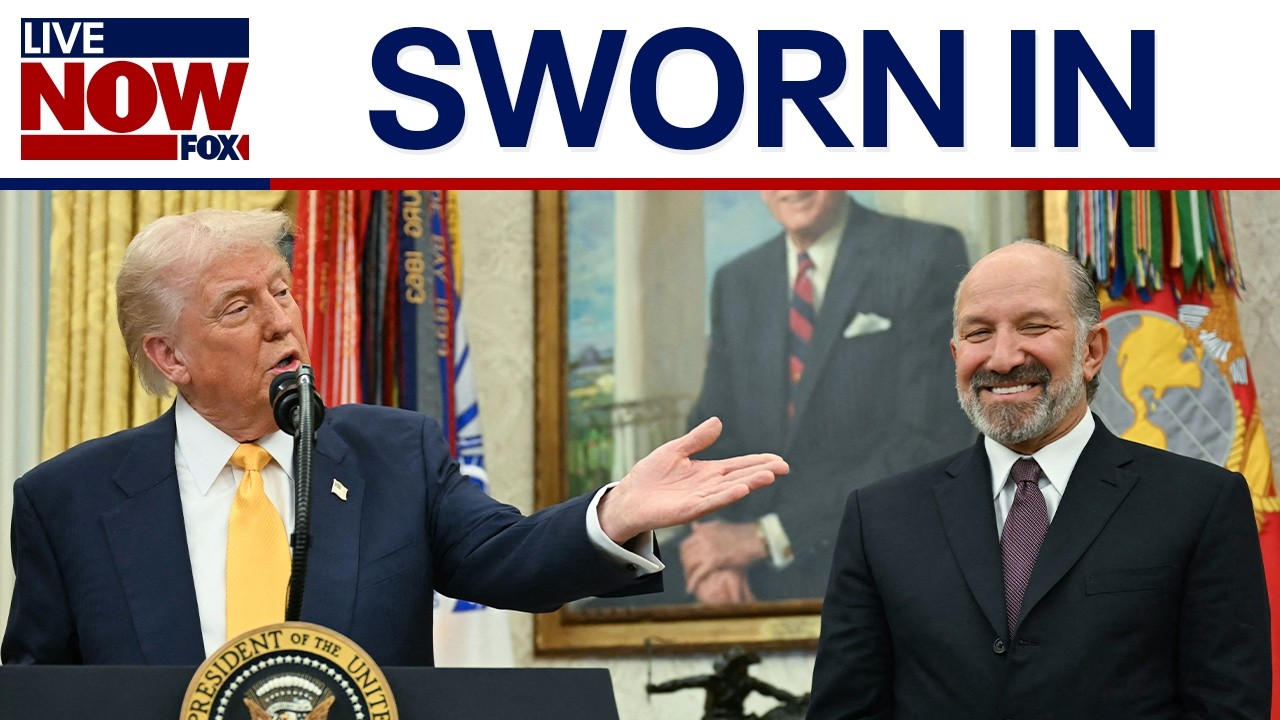 Trump cabinet: Howard Lutnick sworn in as Commerce Secretary | LiveNOW from FOX