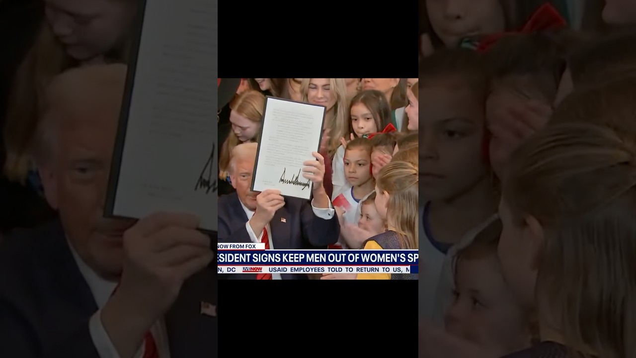 Trump signs EO on women’s sports
