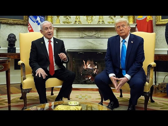 Trump suggests permanently resettling Palestinians from Gaza in meeting with Netanyahu
