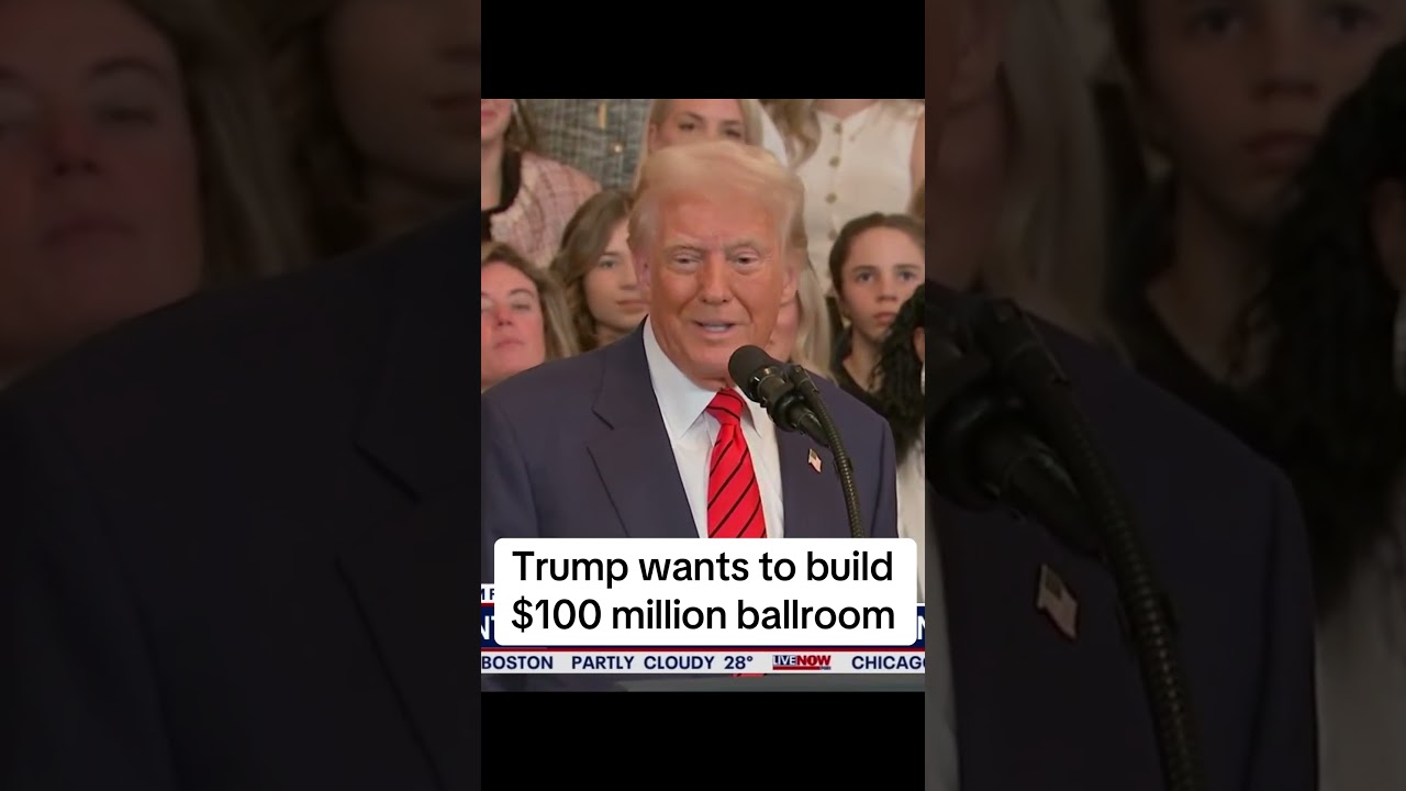 Trump wants to build $100 million ballroom in White House