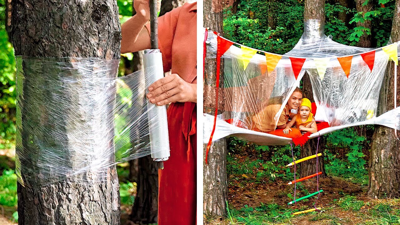 Ultimate Parenting Hacks: Build a Forest Tent and More! 🌲🏕️