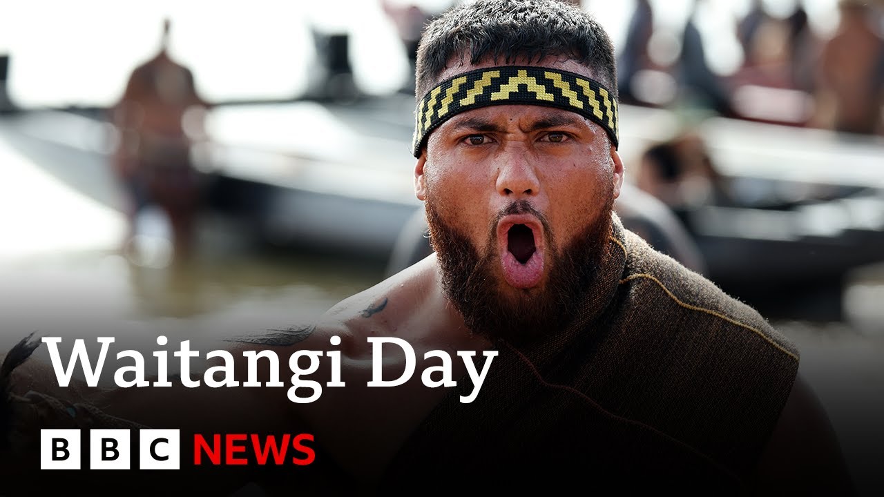 Waitangi Day: Thousands gather in New Zealand with Māori rights in focus | BBC News