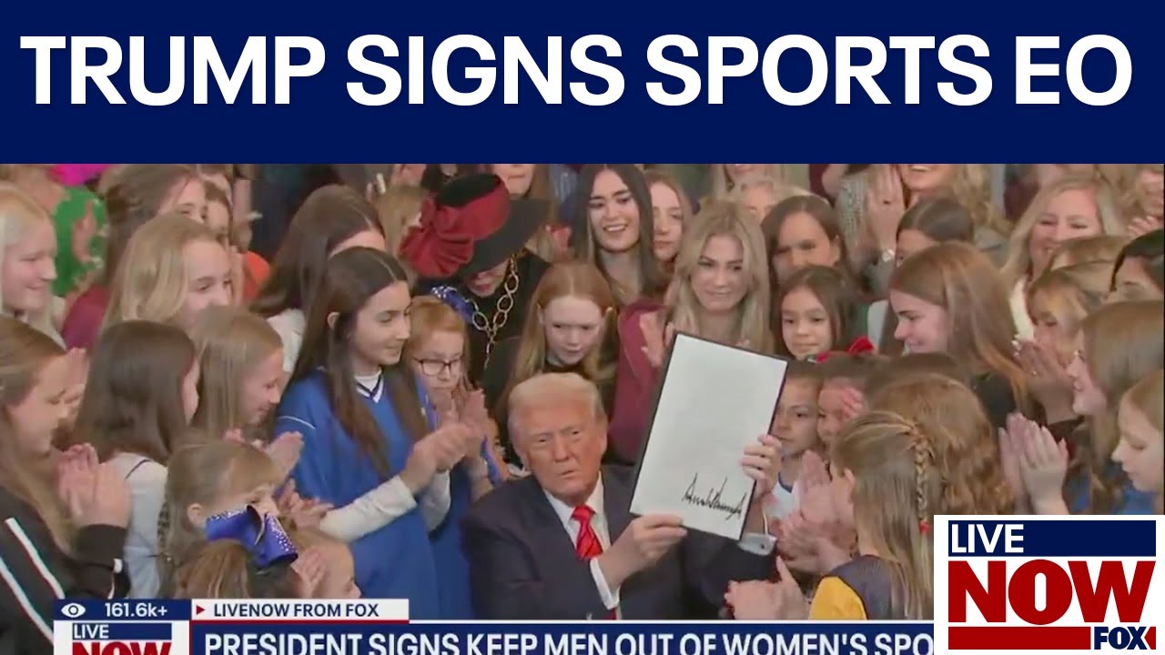 WATCH Trump sign ‘No Men in Women’s Sports’ order