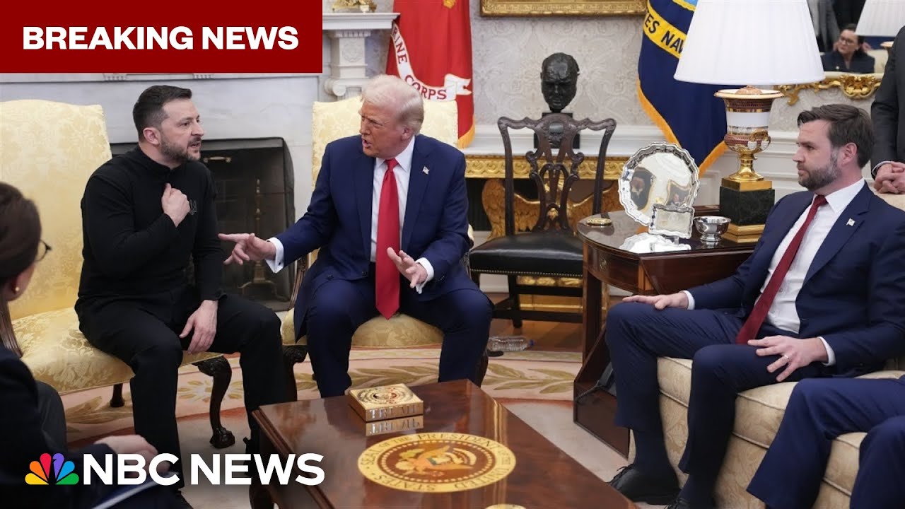 Watch White House clash between Zelenskyy and Trump: ‘You’re gambling with World War III’