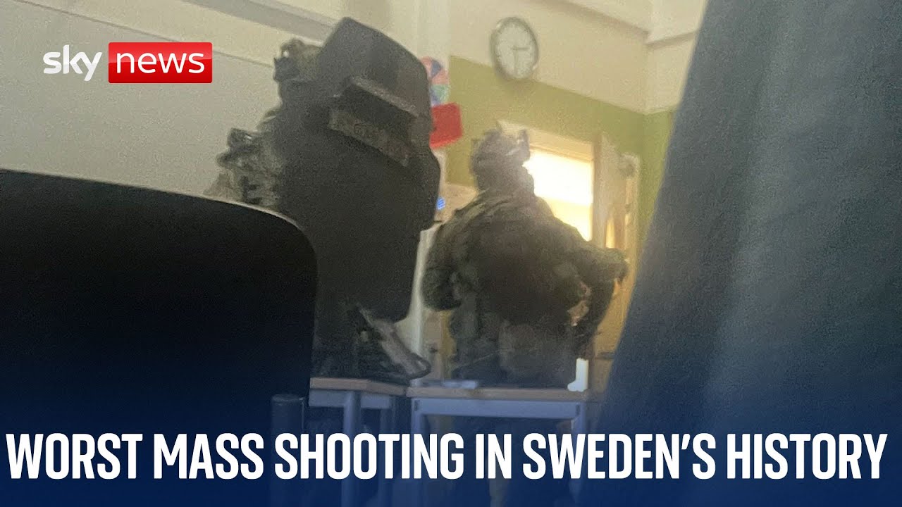 Worst mass shooting in Sweden’s history as around 10 killed at adult education centre