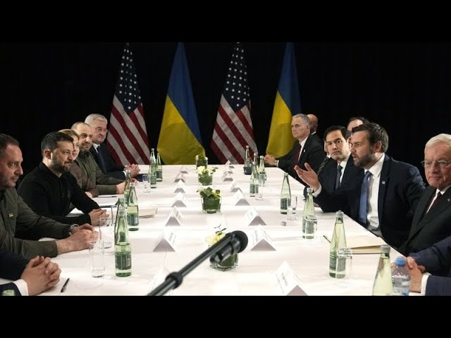 Zelenskyy says Ukraine needs ‘security guarantees’ before Putin talks as he meets JD Vance in Munich