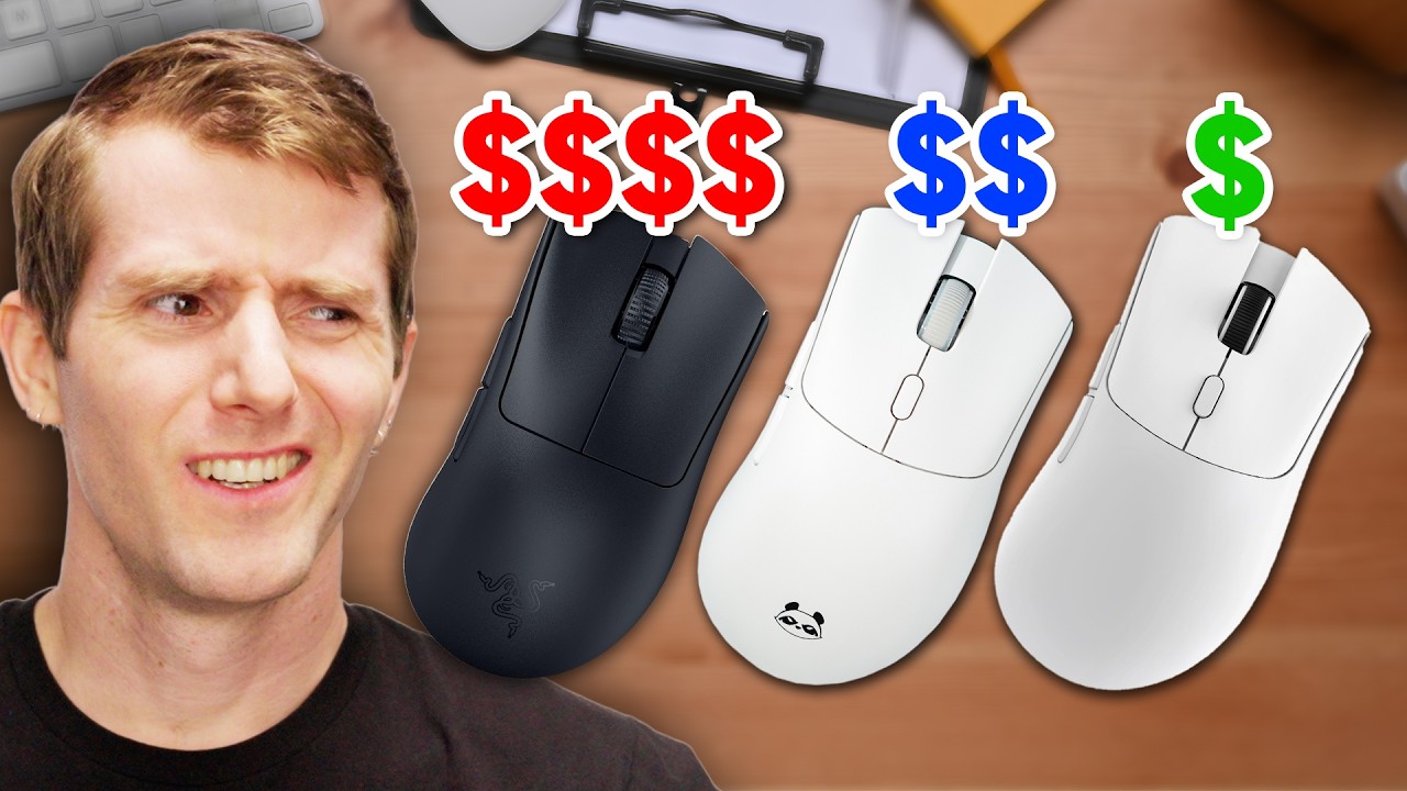 $20 vs $100 gaming mouse – Razer Deathadder V3 Hyperspeed vs CLONES