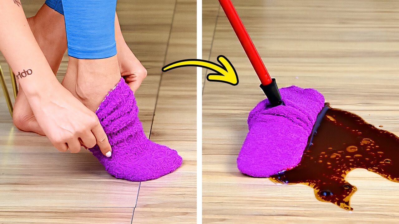 🤯🧹 AMAZING CLEANING HACKS WITH EVERYDAY OBJECTS!