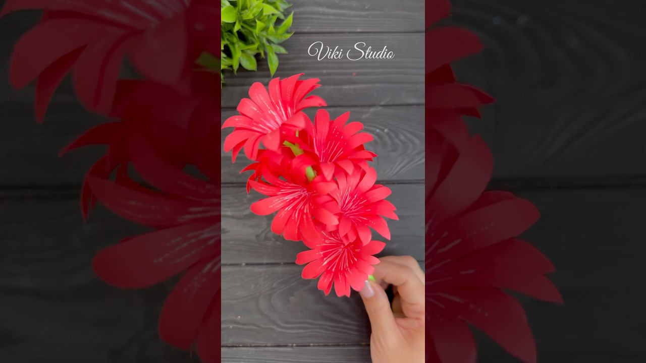 Amazing Craft Ideas! Paper Flowers #shorts