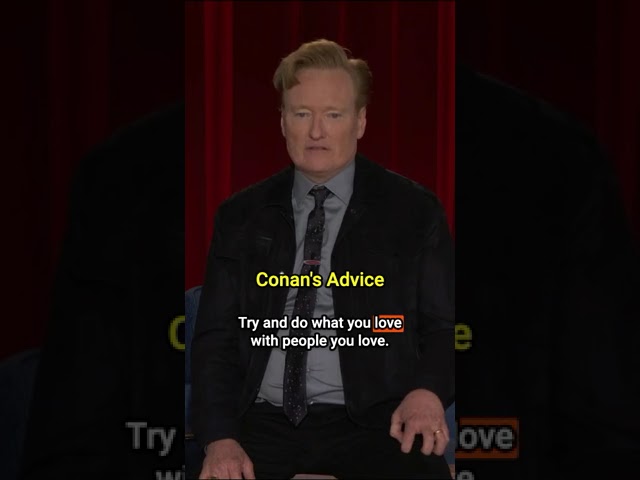 Conan’s advice #conan #conanontbs