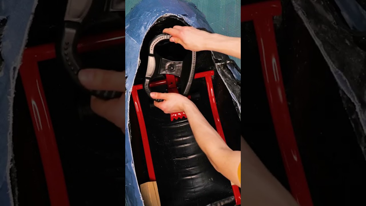 Creating a sled from an inflatable pool float