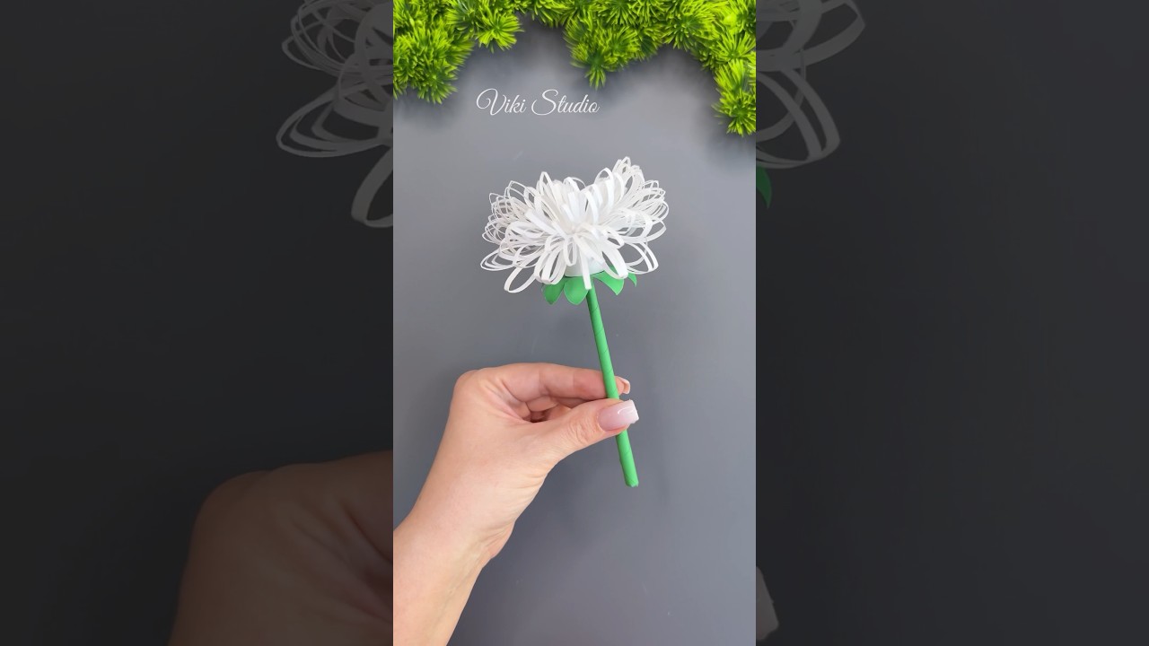 DIY Paper Daisies – Easy & Beautiful Flower Craft Tutorial #shorts