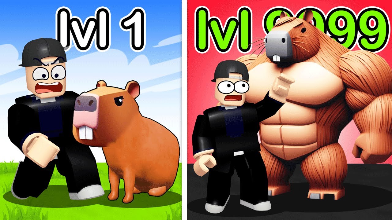 Doing 52,847,316 Damage as a Capybara in Roblox