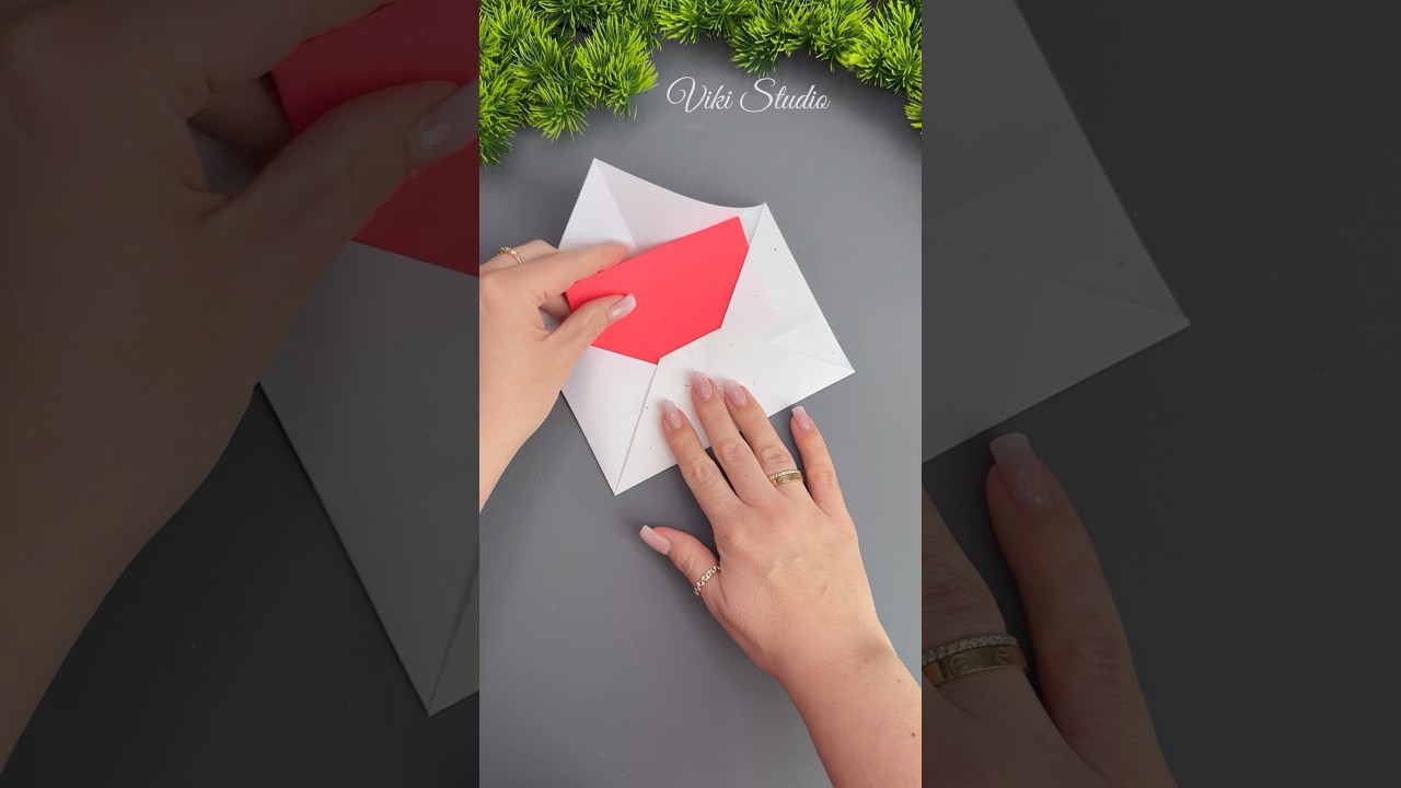 Easy & Beautiful Paper Envelope 💌 #shorts #craft #origami #envelope #diy