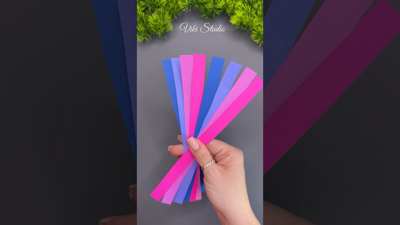 Easy & Beautiful Paper Flower 🌸 #shorts #craft #origami #paperflowers  #diy