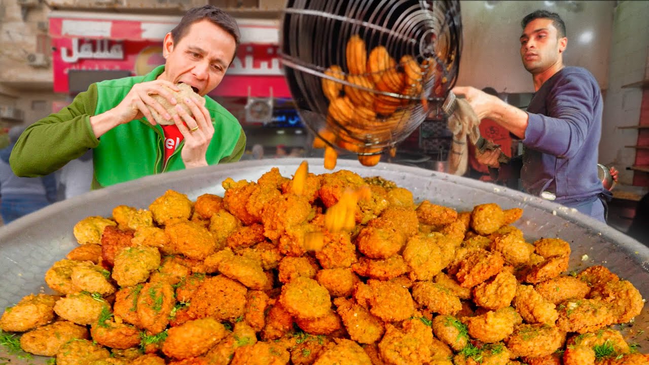 Egypt’s KING of FALAFEL!! Insane Street Food in Cairo!! 🇪🇬