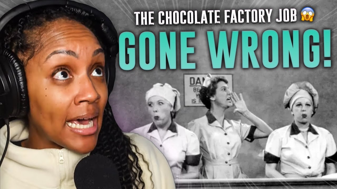 FIRST TIME REACTING TO | I LOVE LUCY | Lucy And Ethel At The Chocolate Factory