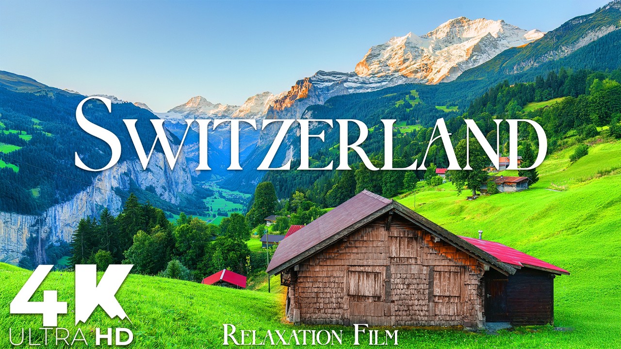 Healing Switzerland 4K – Music to Calm Your Mind & Relieve Overthinking | Relaxation Film Ultra HD