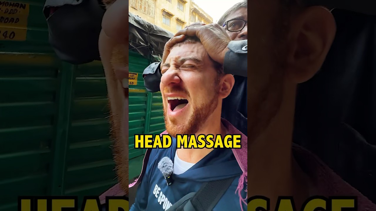 I Got a Crazy Indian Head Massage For $0.10