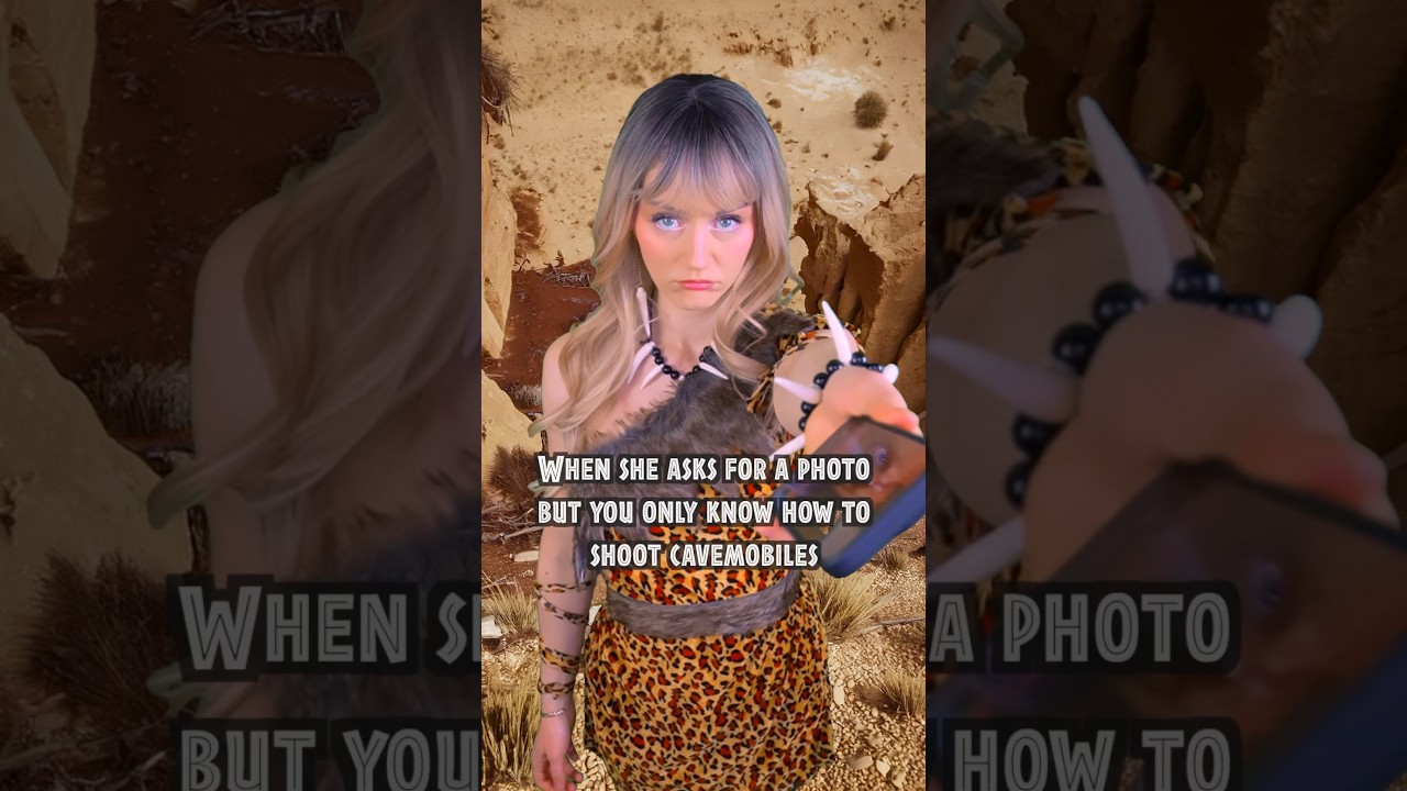 if TikTok existed in the #stoneage 🦴🔥🗿🌋🌴  #caveman #comedy