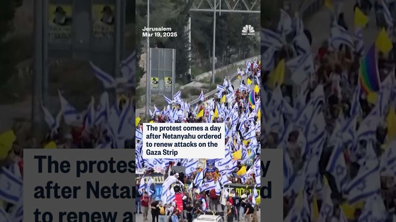 Israelis march against Netanyahu’s government