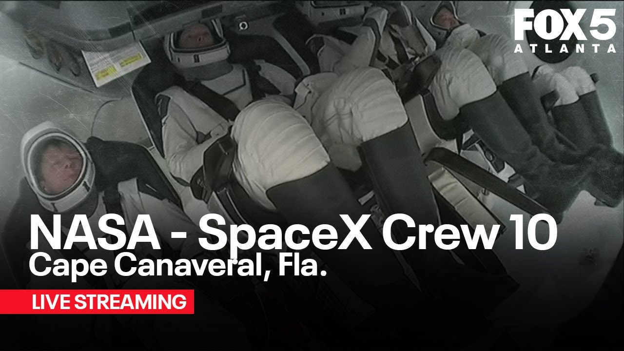 LIVE: NASA streams SpaceX Crew 10 astronaut rescue launch