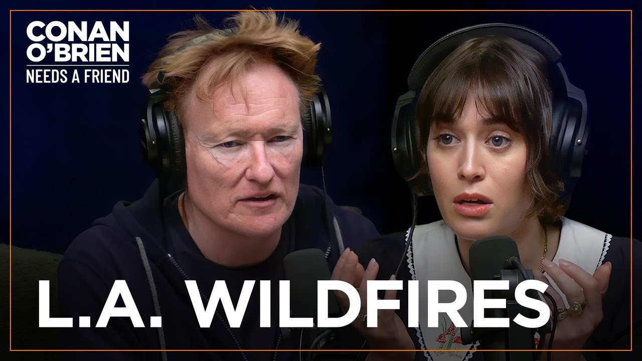 Lizzy Caplan Feels A Groundswell Of Love For Los Angeles | Conan O’Brien Needs A Friend