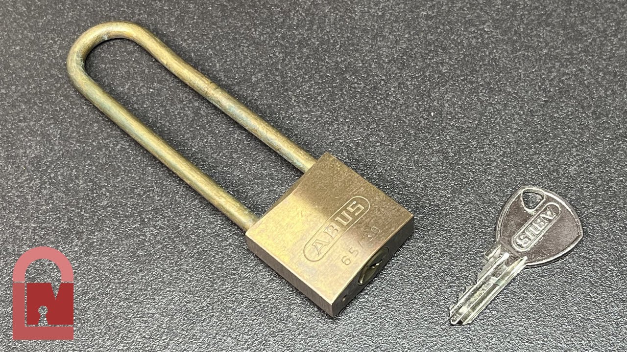 Lovely All Brass Abus 65/30 Padlock Pick and Rake