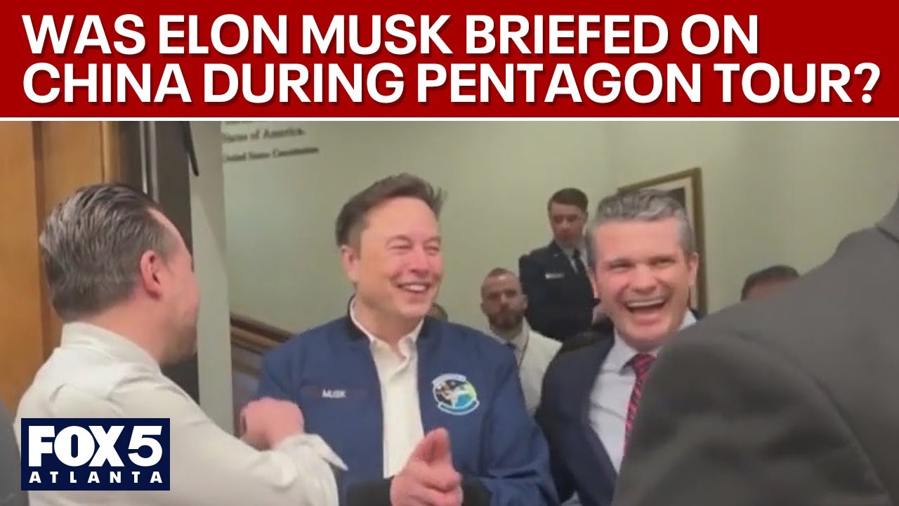 Musk gets Pentagon tour, meets DOD head | FOX 5 News